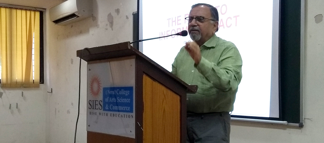 Session for BMS Students of SIES - Shailesh Gandhi
