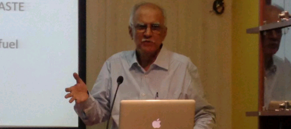 Senior consumer activist AV Shenoy explaining how electricity bills are calculated