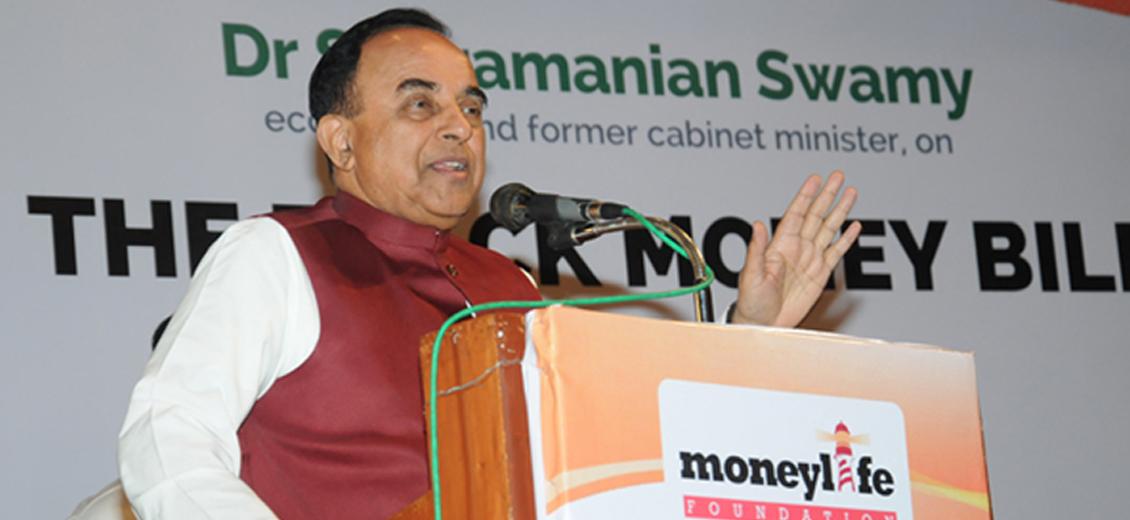 Black Money Bill not sufficient to eliminate the problem, says Dr Subramanian Swamy